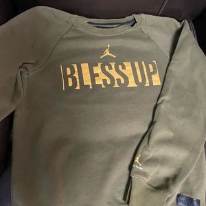 Air Jordan Asahd Khalid Jumpman Bless Up Crewneck Sweatshirt Boys Size XL